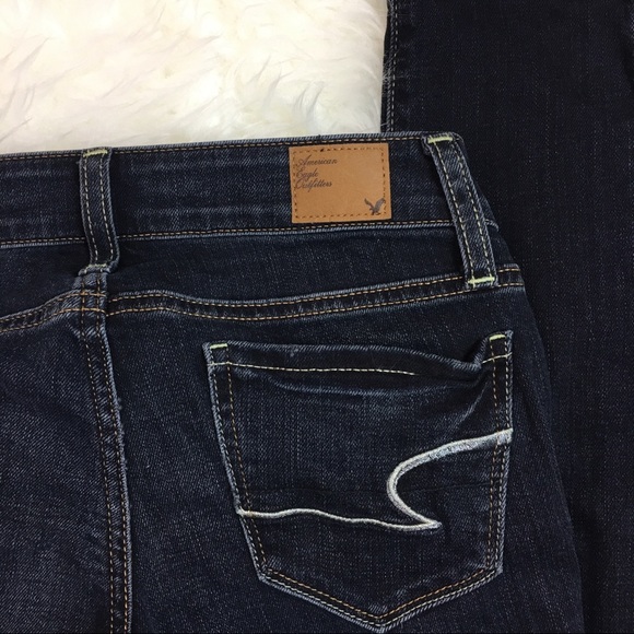 American Eagle dark skinny jeans, like new! 00 - Picture 7 of 7
